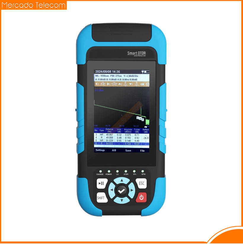 Optical Time Domain Reflectometer Otdr 1310 1550Nm - Mini OTDR, testador de fibra óptica,