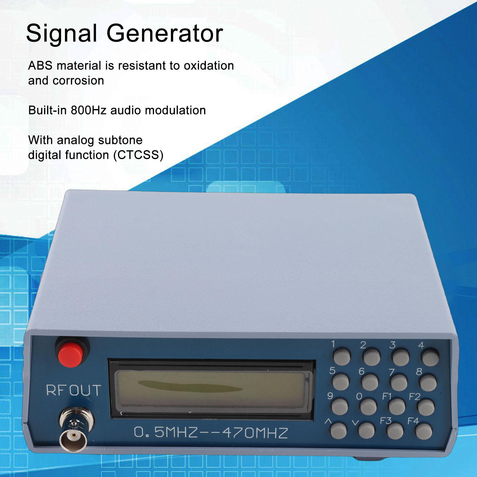 Gerador de Sinal de Função, Ge - Rf Signal Generator 0.5Mhz To 470Mhz avaliação e preço