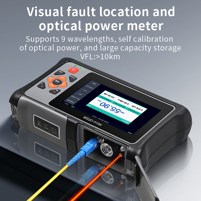 KP800 OTDR 100KM 24/22dB 1310/ - Optical Time Domain Reflectometer Otdr 1310 1550Nm avaliação e preço